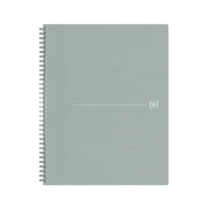 Notatbok OXFORD Origins A4+ rut 90g grå