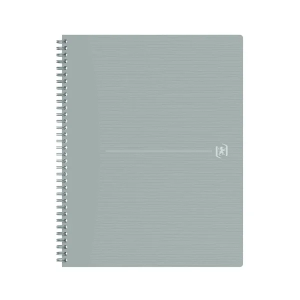 Notatbok OXFORD Origins A4+ rut 90g grå