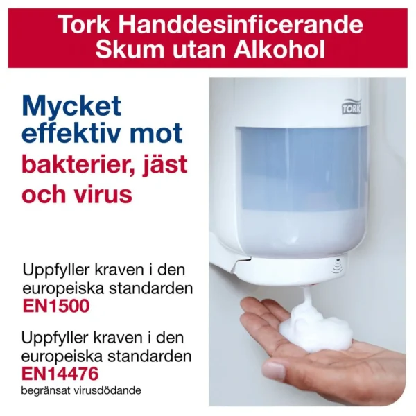 Hånddesinfeksjon TORK skum u/alk. S4 1L