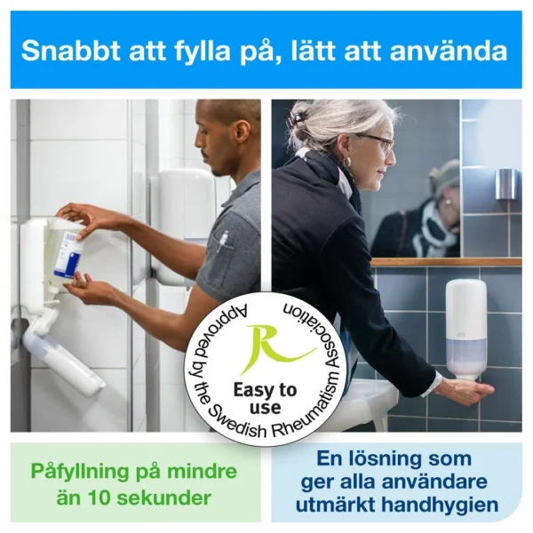 Hånddesinfeksjon TORK skum u/alk. S4 1L