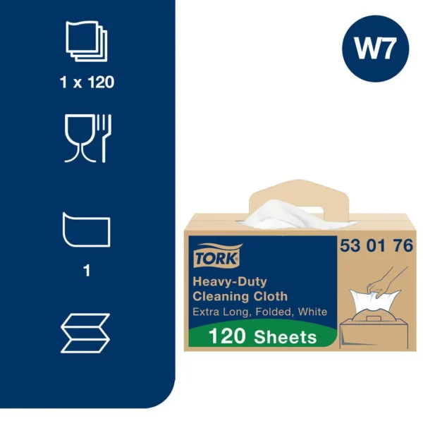 Klut TORK rengjøring sterk W7 (120)