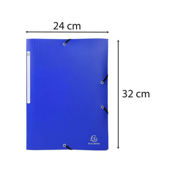Strikkmappe EXACOMPTA A4 Jewel PP blå