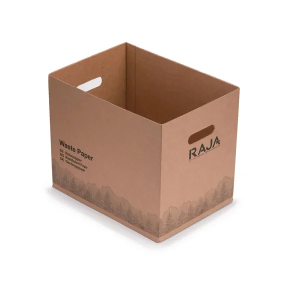 Pappeske for returpapir 355x255x300 mm