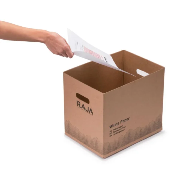 Pappeske for returpapir 355x255x300 mm