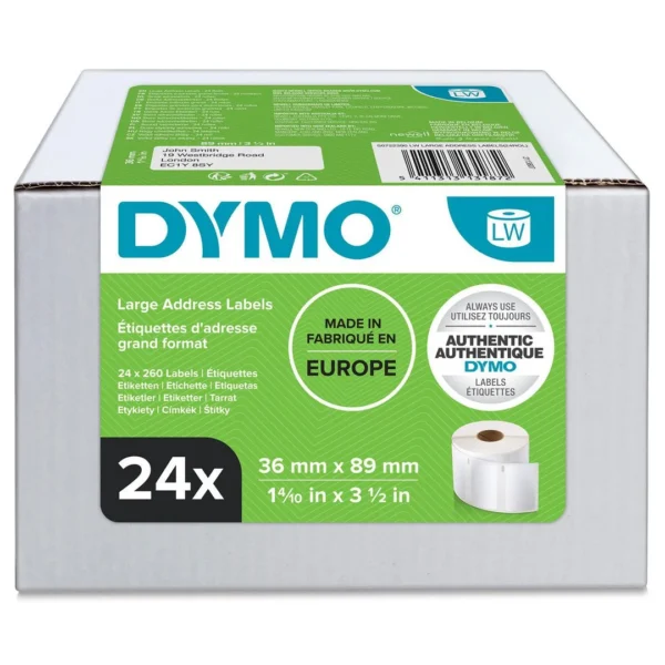Etikett DYMO Adresse 36x89mm 260st (24)