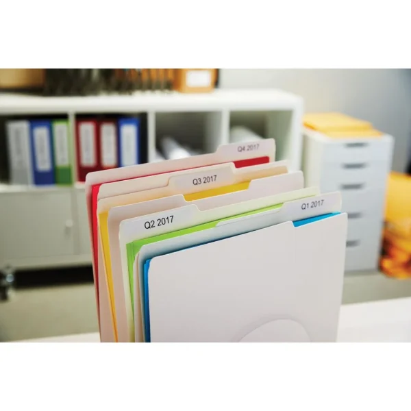 Etikett DYMO hengemappe 50x12mm (220)