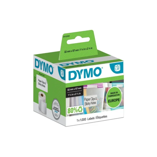 Etikett DYMO universal 57x32mm (1000)