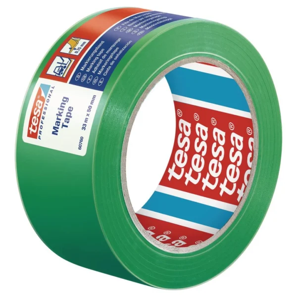 Tape TESA PVC gulv/varsel grønn