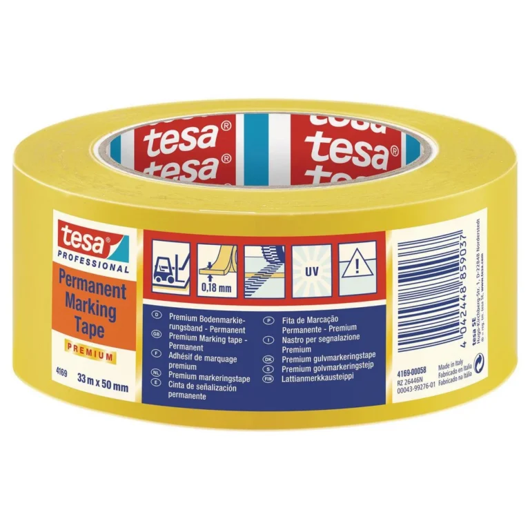 Tape TESA Flex Prem PVC gulv/varsel gul - Bilde 4
