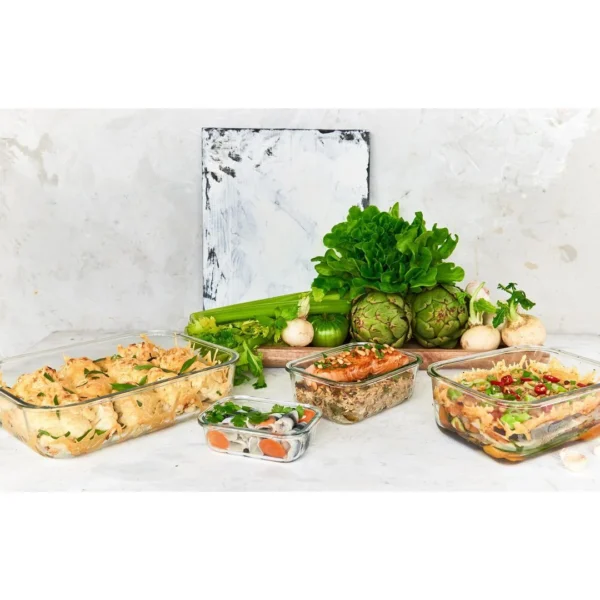 Matoppbevaring GASTROMAX glass 1,6L