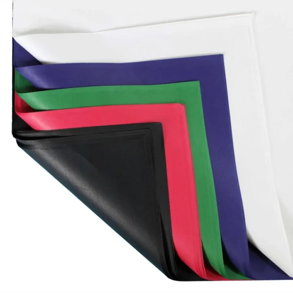 Silkepapir 5 ass farger (125)