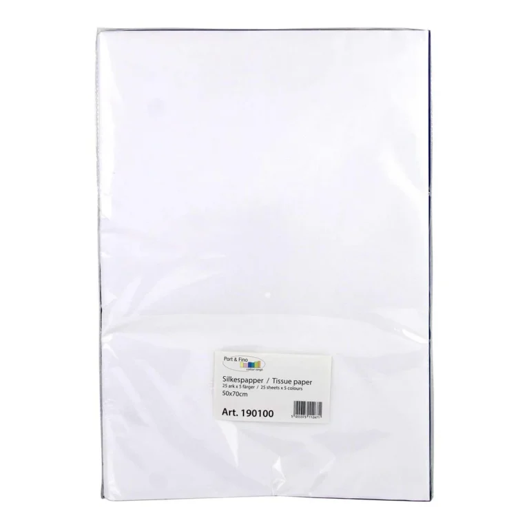 Silkepapir 5 ass farger (125) - Bilde 3