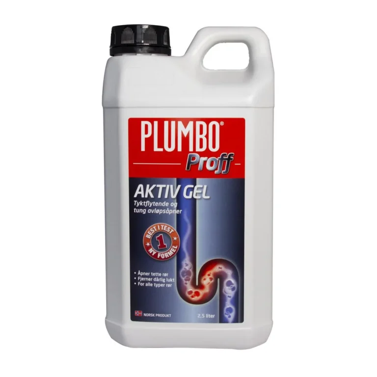 Avløpsåpner PLUMBO Proff Aktiv Gel 2,5L