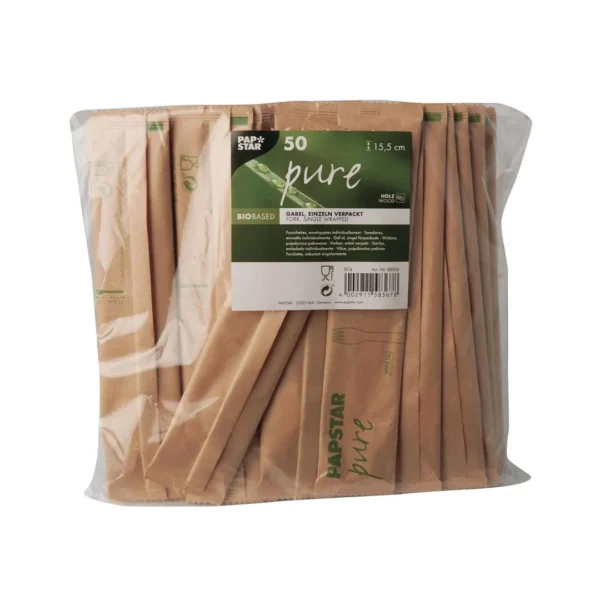 Gaffel PURE tre 15,5cm enkeltpakket (50)