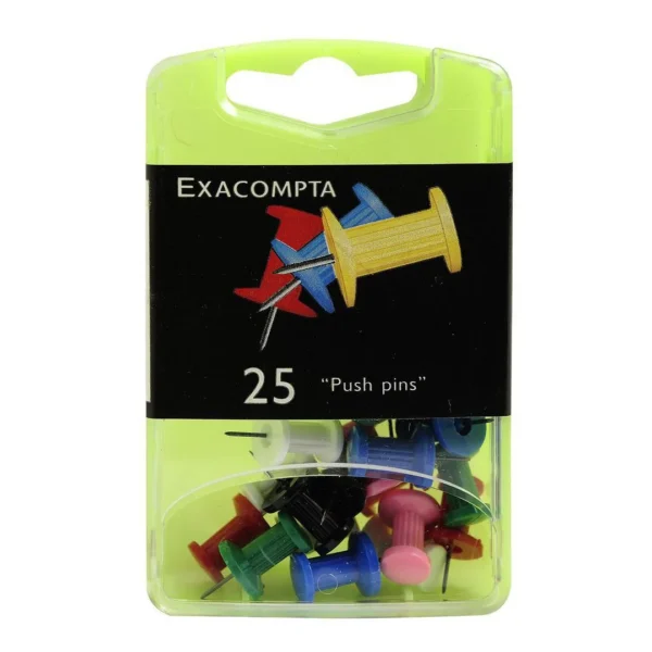 Kartnåler EXACOMPTA 10x7mm Asso (25)