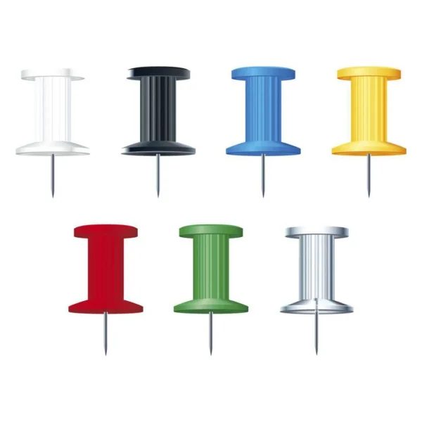 Kartnåler EXACOMPTA 10x7mm Asso (25)