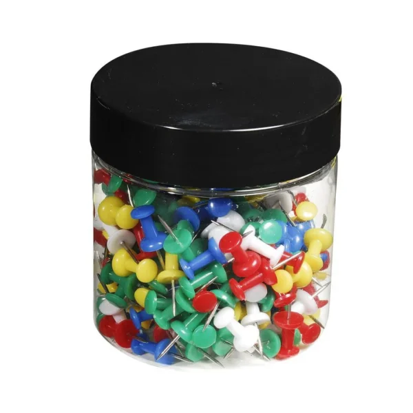 Kartnåler EXACOMPTA 10x7mm Ass (200)