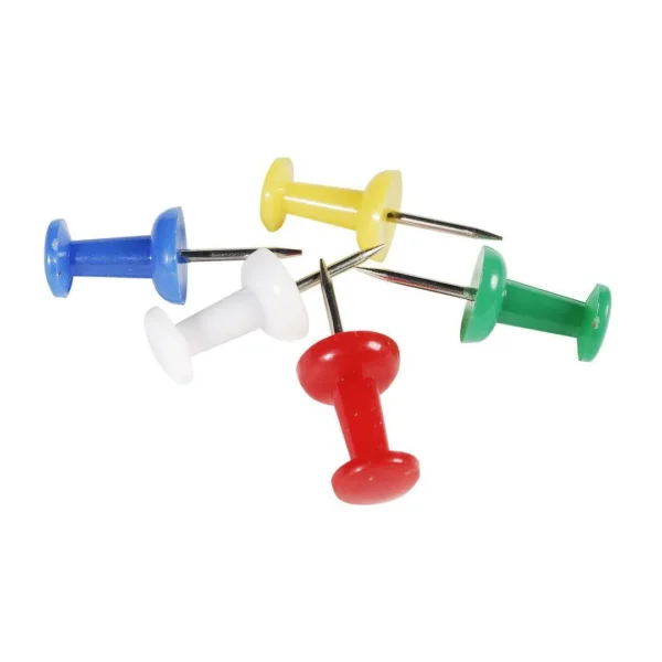 Kartnåler EXACOMPTA 10x7mm Ass (200)