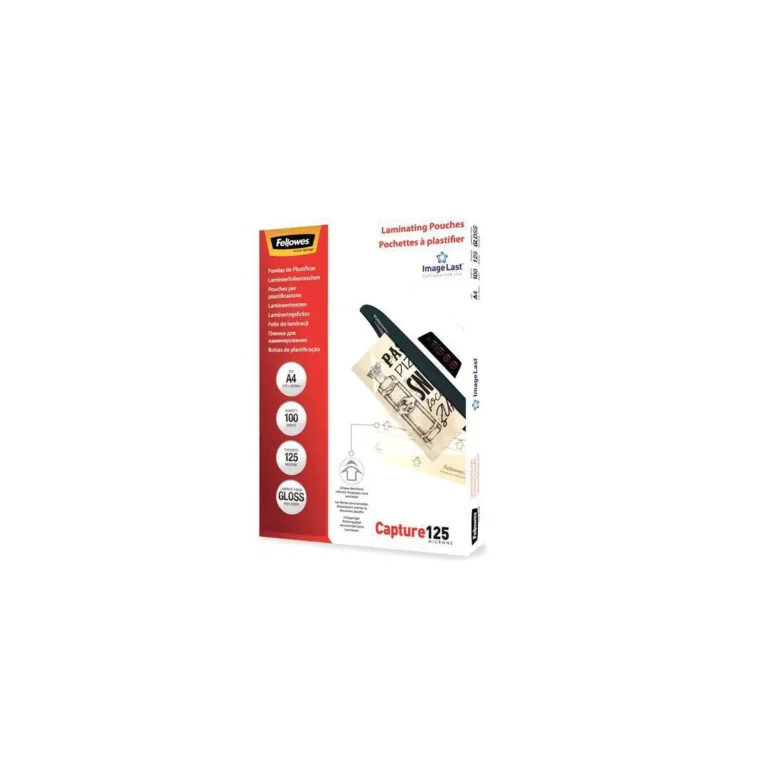 Lamineringslomme FELLOWES A4 125my (100)