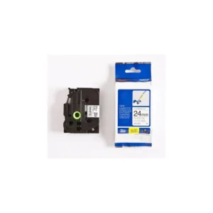 Tape BROTHER TZE-FX251 24mmx8m sort/hvit