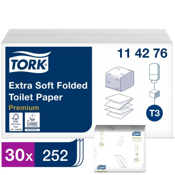 Toalettpapir TORK Premi ark 2L T3 (7560)