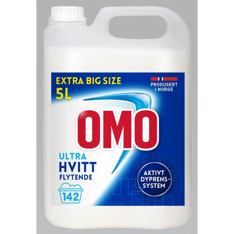 Tøyvask OMO Ultra Hvitt flytende 5L