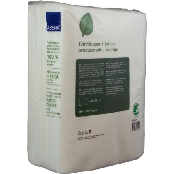 Vaskeklut ABENA airlaid 1L 20x26cm (180)