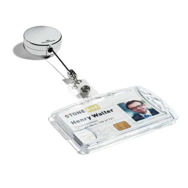 Snelle DURABLE metallclip rund sølv