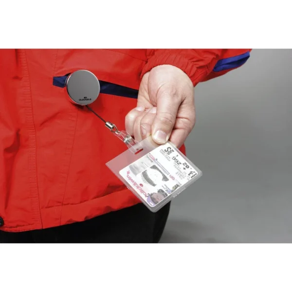 Snelle DURABLE metallclip rund sølv