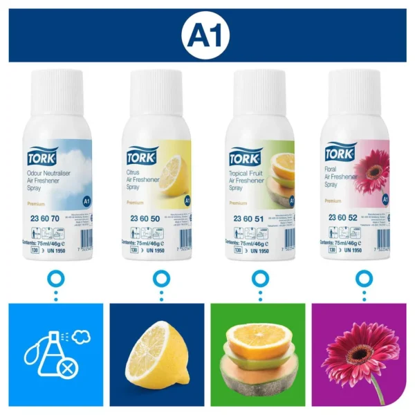 Luftfrisker TORK Premium nøytral A1 75ml