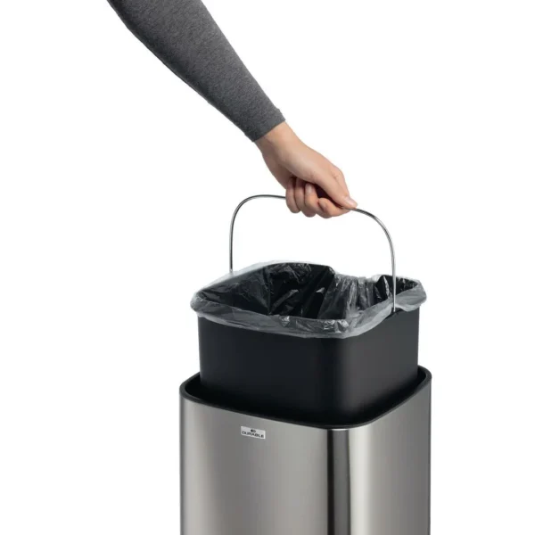 Avfallsbeholder DURABIN NoTouch 21L stål