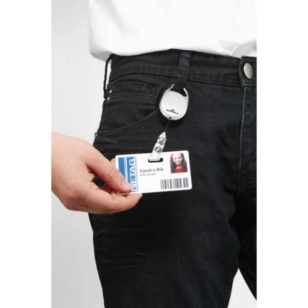 Snelle DURABLE metallclip hvit (10)