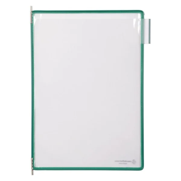 Lomme TARIFOLD A4 PP grønn (10)
