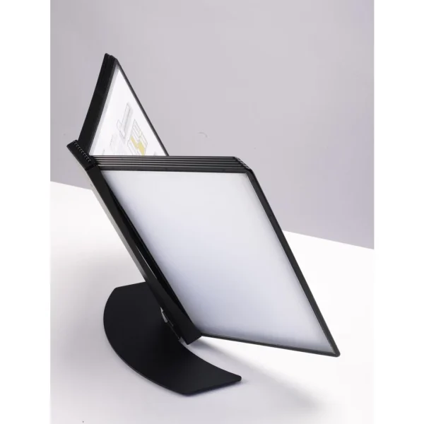 Bordstativ TARIFOLD A4 m/10 lommer sort