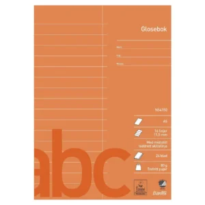 Glosebok BANTEX A5 80g 11,5mm delelinje