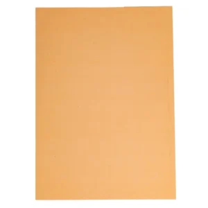 Aktomslag A4 dbl m/kl 150g gul(100)