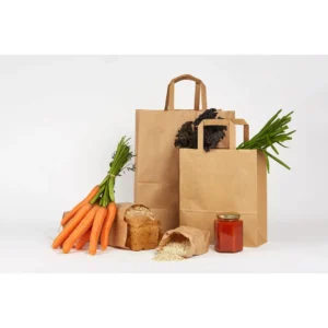 Bærepose papir m/håndtak 10L (250)