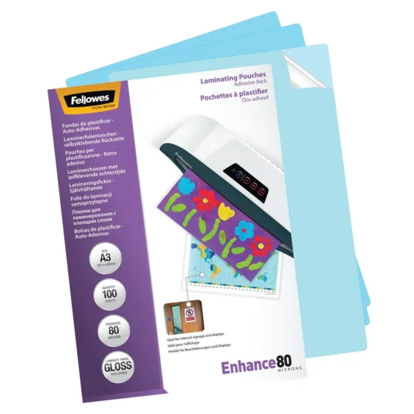 Lamineringslomme FELLOWES A3 80 SK (100)