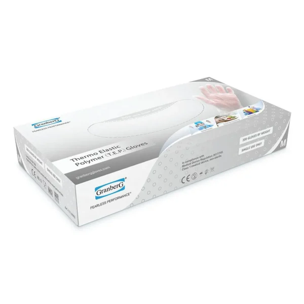 Hanske TEP engangs klar L (200)