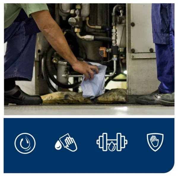 Klut TORK Plus sterk 3L W4 blå (100)