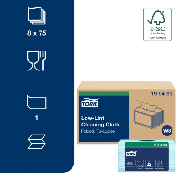 Klut TORK W8 Premium kodet turkis (75)
