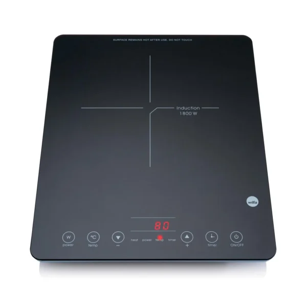 Induksjonsplate WILFA Indux 1800W sort
