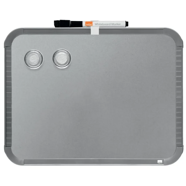 Whiteboard NOBO Slim-Line 22x28cm sølv