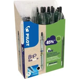 Kulepenn PILOT B2P m/refill 1,0 sort(20)