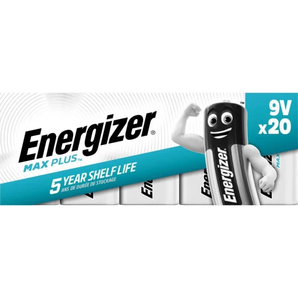 Batteri ENERGIZER Max Plus 9V (20)