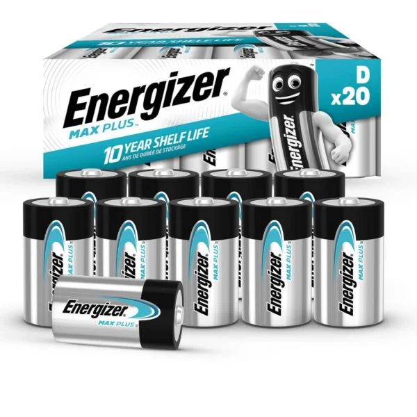 Batteri ENERGIZER Max Plus D (20)