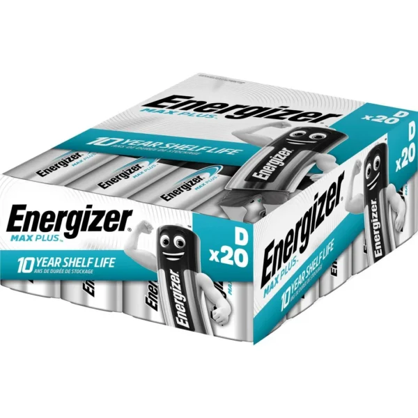 Batteri ENERGIZER Max Plus D (20)