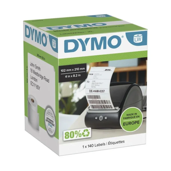 Etikett DYMO LW XL DHL Frakt 102x210mm