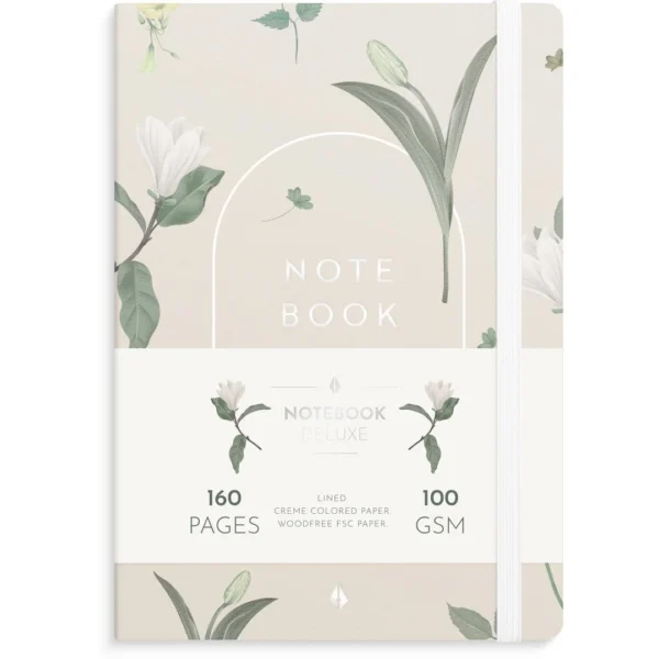 Notatbok BURDE Deluxe A5 floral