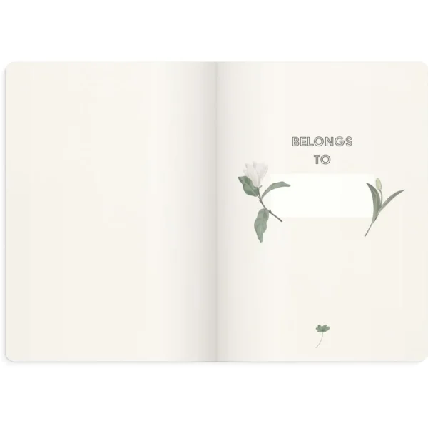 Notatbok BURDE Deluxe A5 floral